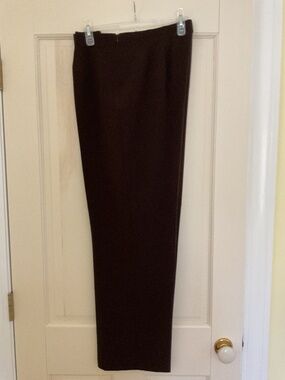 NWT Coldwater Creek Brown Side-Zip Trouser Pants